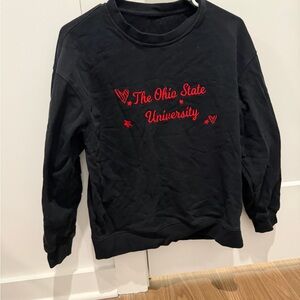 Ohio State University Women's Black Sweater